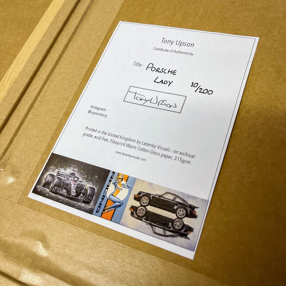 Stunning limited edition reproduction of hand painted image of a